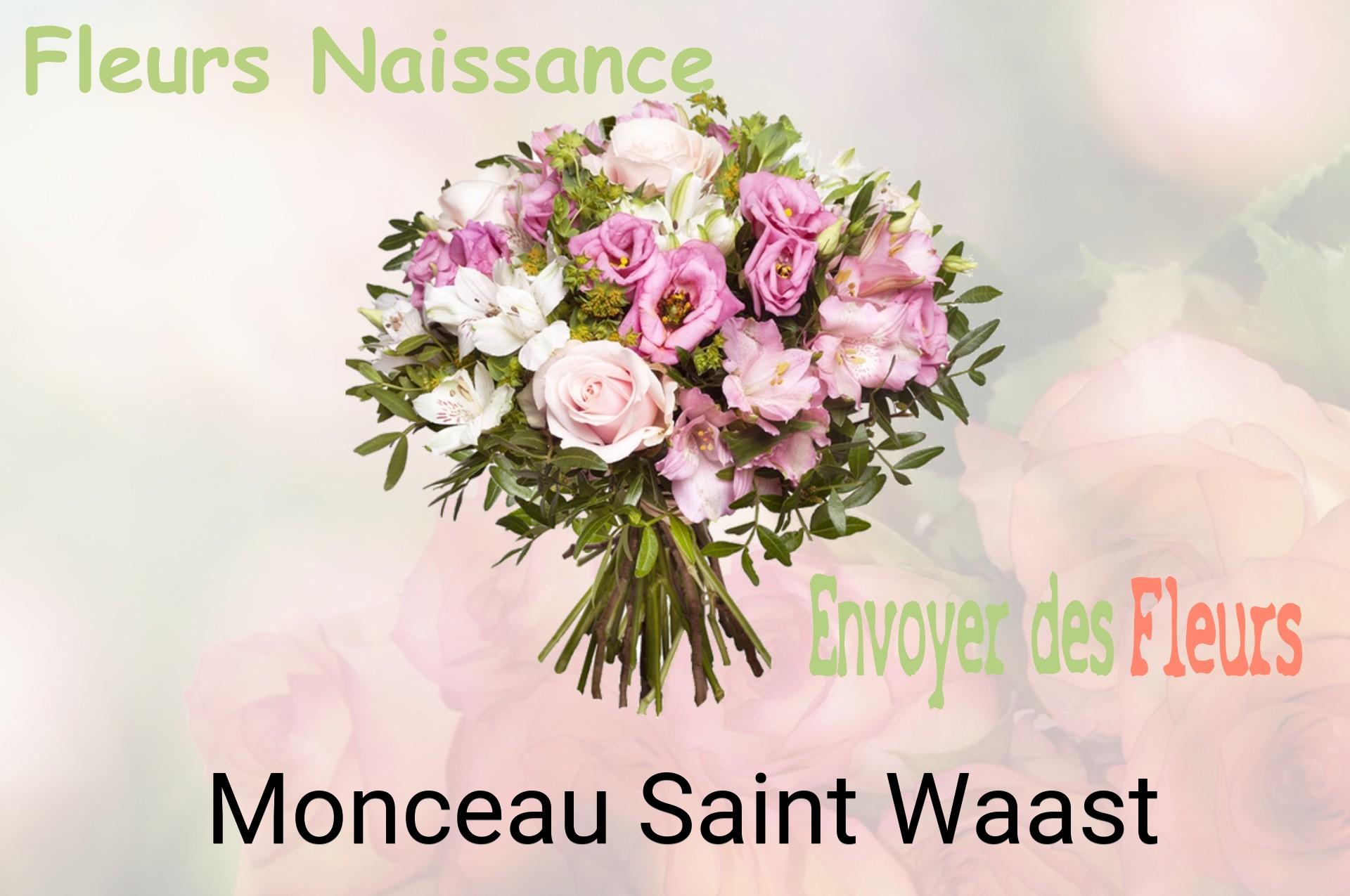 Bouquet de fleurs de naissance livré à Monceau-Saint-Waast